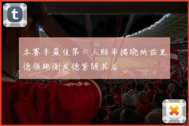 本赛季最佳第六人赔率揭晓纳兹里德领跑谢泼德紧随其后